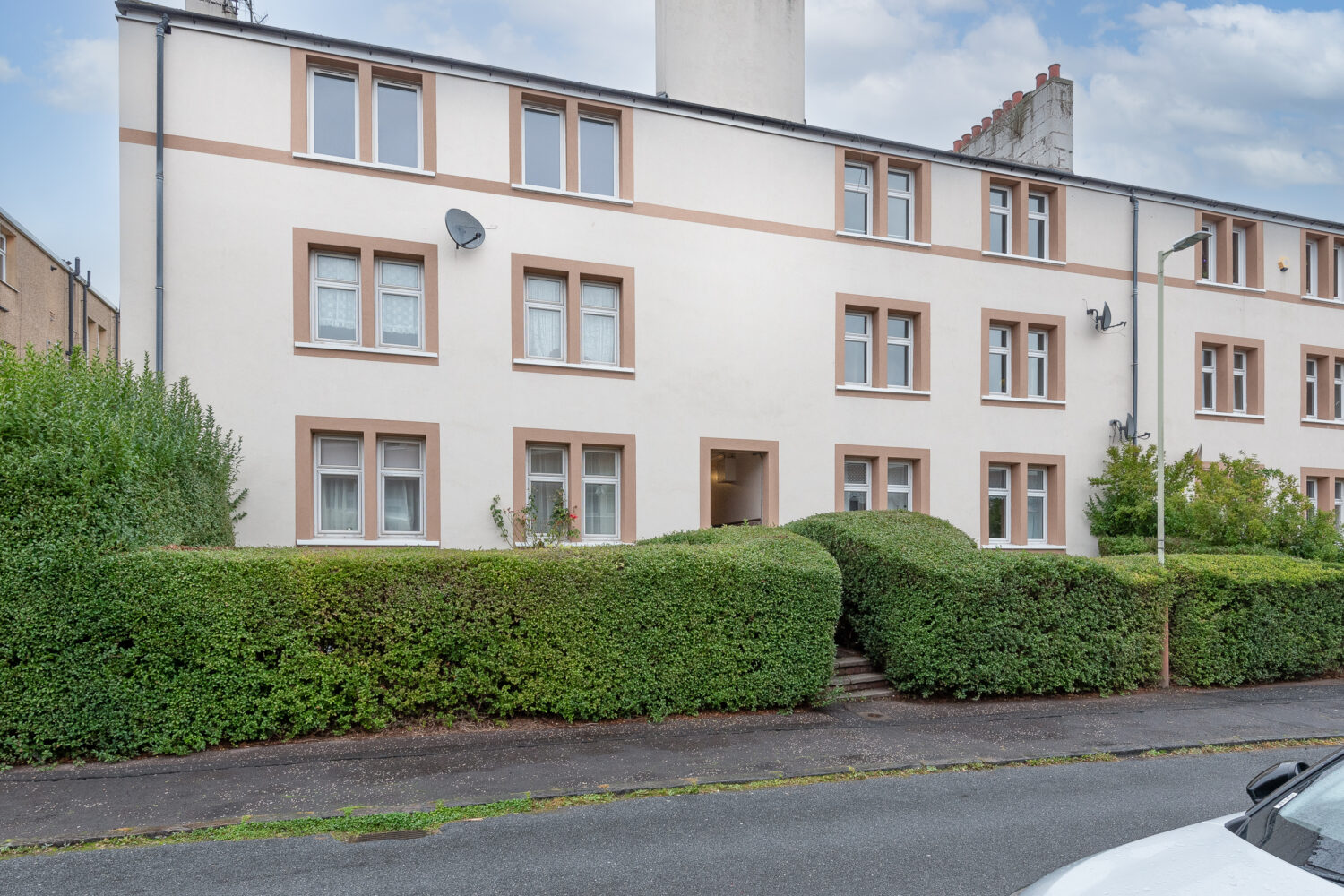 Front of flat