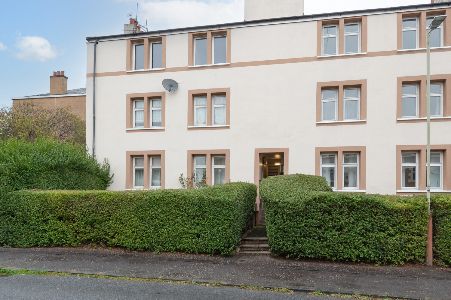 Front of flat view