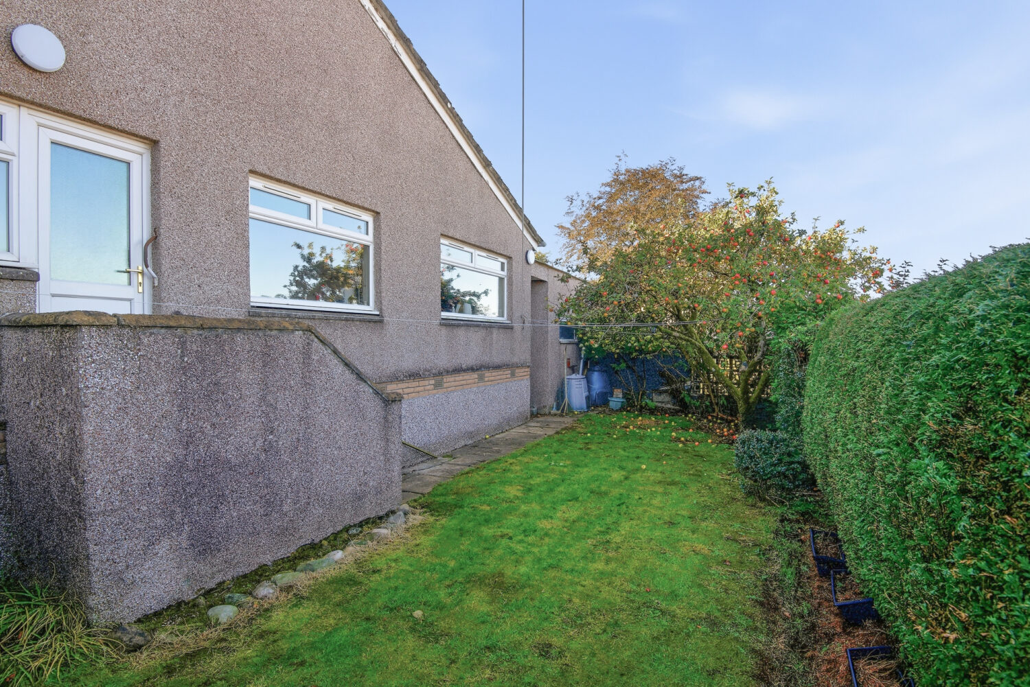 Rear of house