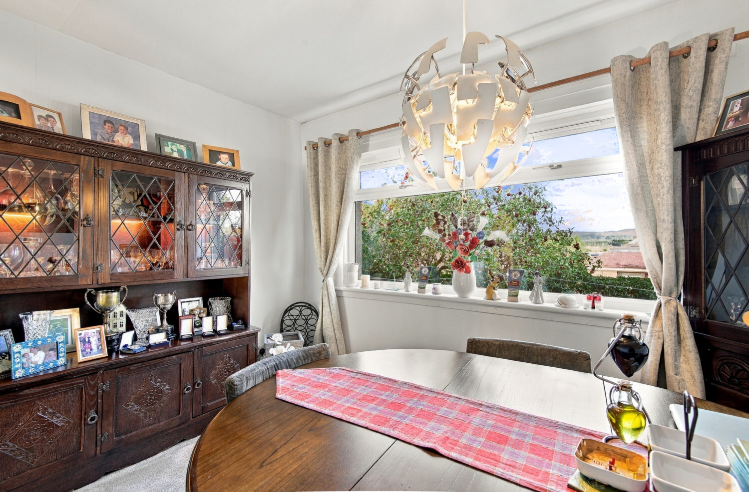 Dining room view
